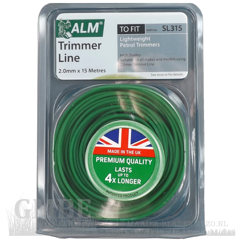 2mm 15m Trimmer draad | Gras bladen enzo