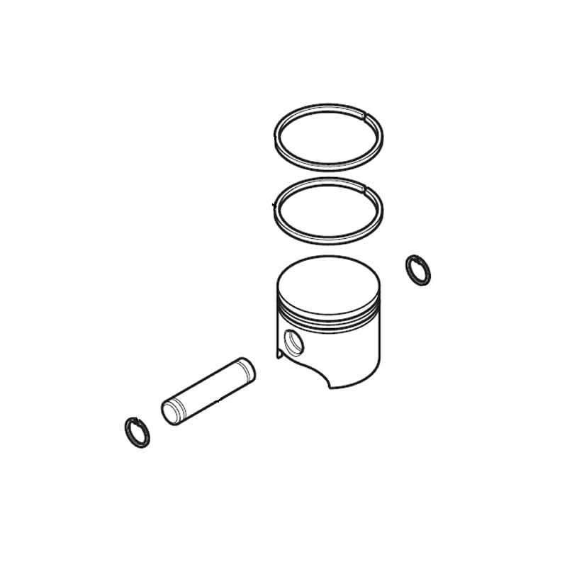 Oleo Mac Bv 270 Piston Kit Gras Maaier Bladen Enzo